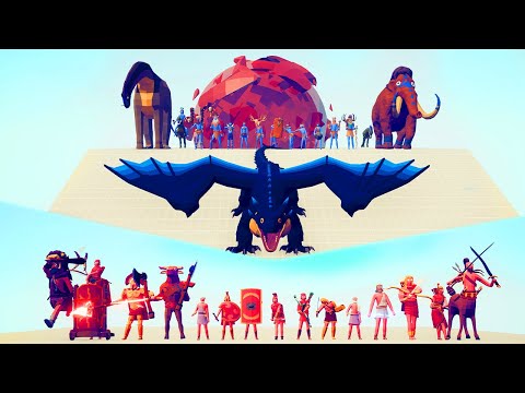 MEGA TRIBAL vs MEGA ANCIENT TEAM | TABS - Totally Accurate Battle Simulator