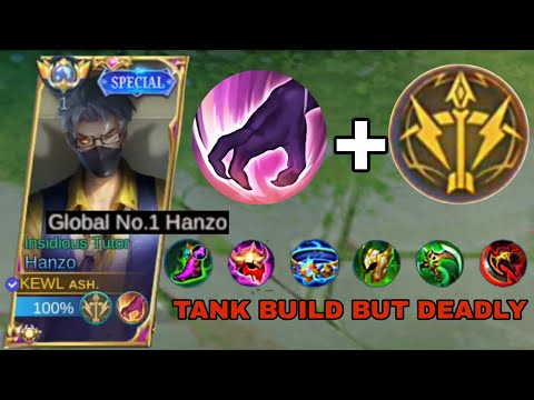 WTF DAMAGE! 😱 BLOODY RETRIBUTION FOR TANK JUNGLER HANZO IS MONSTER (hanzo best build 2023)