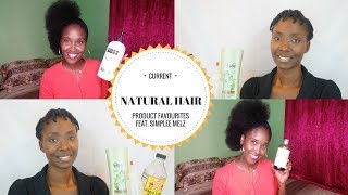 CURRENT NATURAL HAIR PRODUCT FAVOURITES|| Caribbean YouTubers Unite Collab FEAT. SIMPLEE MELZ