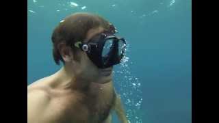 preview picture of video 'Freediving with Manta Rays in Komodo, Indonesia - GoPRO 3 Black'