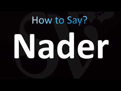 How to Pronounce Nader (CORRECTLY!)