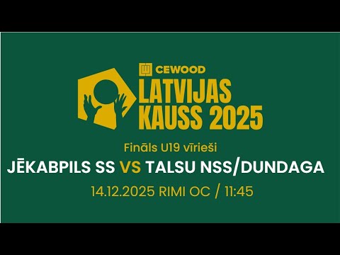 Jēkabpils SS - Talsu NSS/Dundaga | U19 vīrieši | Cewood Latvijas kauss 2025