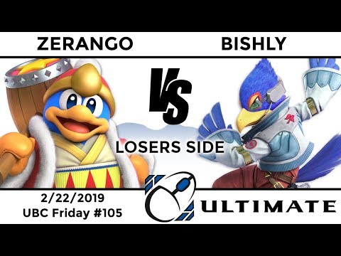 UBC Friday #105: LR5 - GB|Zerango (King Dedede, Incineroar) vs KMS|Bishly (Falco)