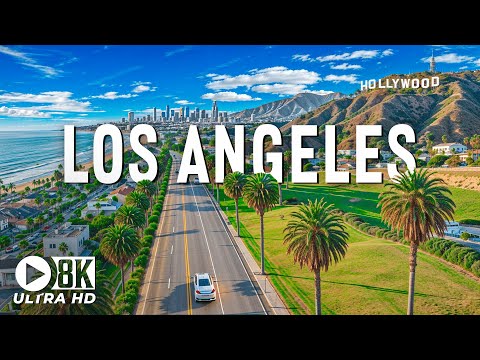 Los Angeles, California 8K UHD – Fly Over Hollywood's Movie Capital And Stunning Coastline