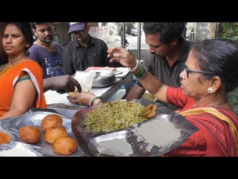 Mom - Husband & Wife - Full Family Seller - Ugani /Poori/Idli /Egg Dosa -Hyderabad Morning Breakfast Video