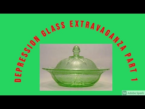 Depression Glass Extravaganza Part 1