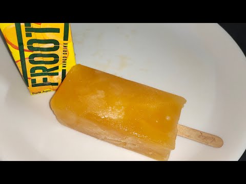 Frooti icecream | Frooti popsicles / frooti ice-candy | FROOTI popsicle recipe / instant icecream
