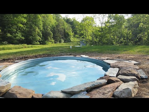 E36 - Stock tank pool heated by fire