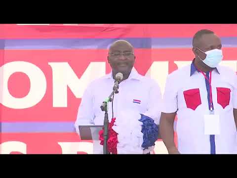 NPP delegates go into a frenzy as Vice President Bawumia is invited to address Conference