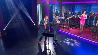 Gilberto Santa Rosa y Alexis Valdes cantan "La Cancion de la Semana"