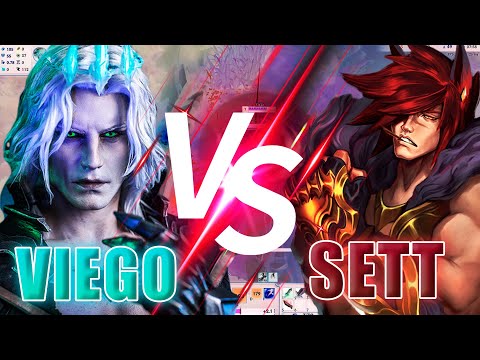 VIEGO VS SETT |  Partida Sofrida e com menos um | Level Prata 5 - A dificuldade dessa batalha.
