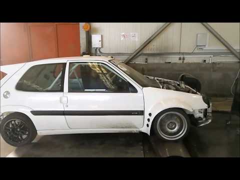Citroen Saxo Big Turbo on dyno | The Best Cars GR