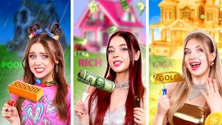 Download lagu ¡Habitación Secreta Pobres VS Ricos VS Mega Ricos! Construimos una Habitación Secreta en la Escuela mp3