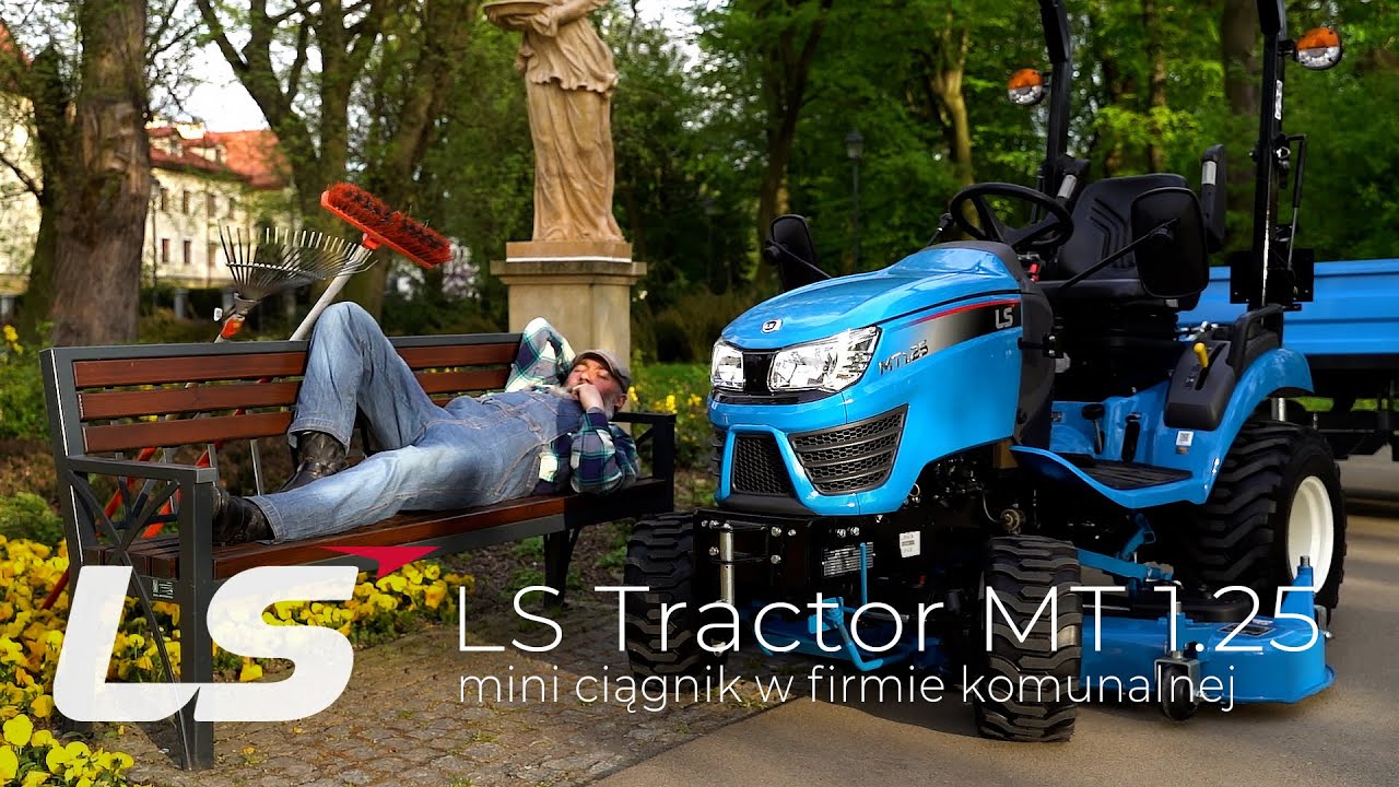 LS Tractor w firmie komunalnej - LS MT 1.25 - mini ciągnik do prac porządkowych :: LS-Traktor.pl