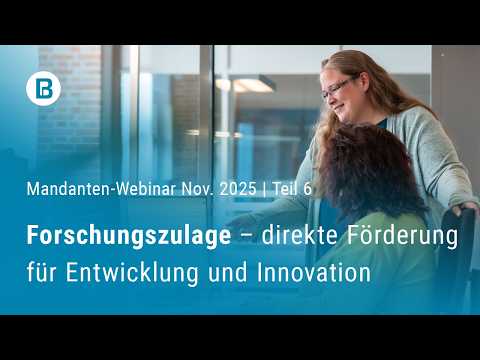 Forschungszulage – direkte Förderung für Entwicklung und Innovation