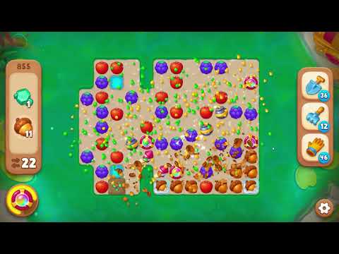 Gardenscapes Level 851-855 Gameplay | Funny Games