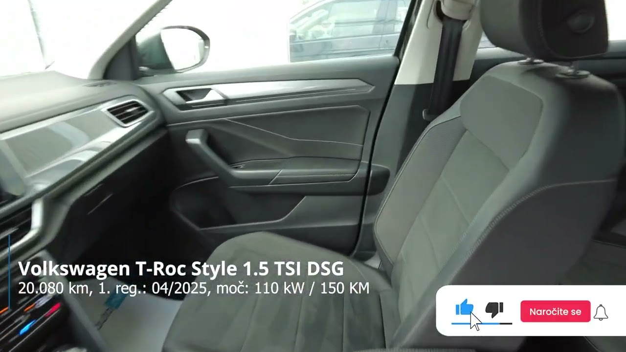 Volkswagen T-Roc 1.5 TSI Style DSG - SLOVENSKO VOZILO