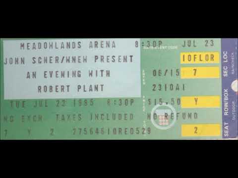Robert Plant - E Rutherford, NJ 7-23-85 with Jimmy Page
