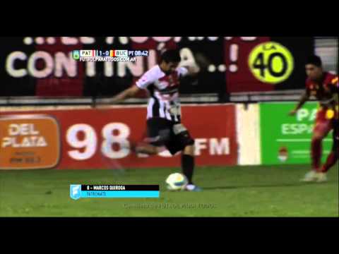Gol de Quiroga. Patronato 1 - Boca Unidos 0. Fecha 8. B Nacional 2015. FPT.
