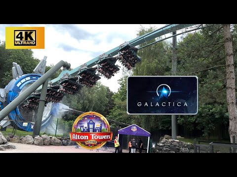 Galactica in 4K POV - Alton Towers Resort
