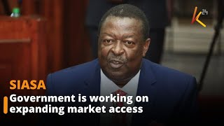 “Government is working on expanding market access for agricultural products,” Mudavadi