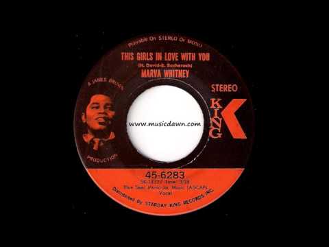Marva Whitney - This Girls In Love With You [King] 1970 Sister Soul 45 Video
