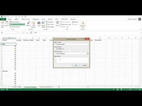 The Excel Macro Recorder Using Relative References