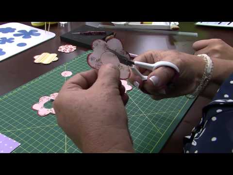 Mulher.com 12/11/2014 - Flores em Scrap para Decoração por Ana Gomes - Parte 1