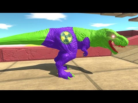 DEATH CLIMB MOUNTAIN vs SUPERMAN SPINOSAURUS TEAM - ARBS8