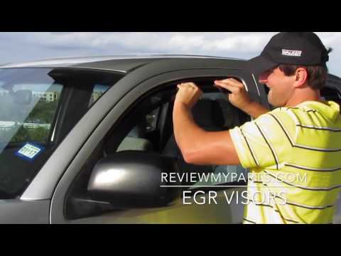 Review & Install - EGR In Channel Window Visors - 2008 Toyota Tacoma