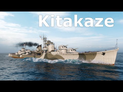 World of WarShips Kitakaze - Unbelievable! 1074 Shots Landed!