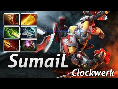 Radiance Clockwerk Mid by SumaiL 7k MMR Gameplay - Dota 2 Epic Moments