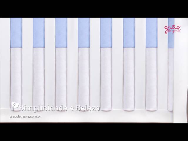 Saia para Berço Menino Brincando | Ref: 58423