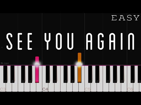 Wiz Khalifa - See You Again ft. Charlie Puth | EASY Piano Tutorial