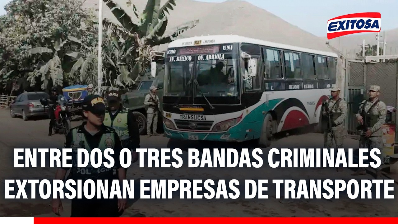 🔴🔵 Empresas de transporte sufren extorsión de hasta tres bandas criminales, señala director del CIT