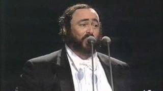 Luciano Pavarotti - La mia canzone al vento - 1990 - Milano - FIFA concert