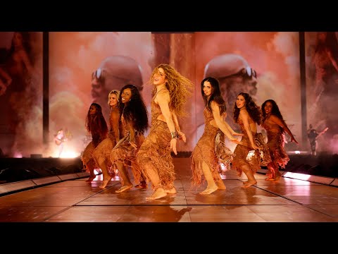 Shakira - "Hips Don't Lie [Studio Version] 4k" Tour 2025 (HQ Remastered)