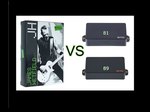 EMG HET SET vs EMG 81 PICKUPS! BEST ELECTRIC GUITAR PICKUPS for METAL! OILID