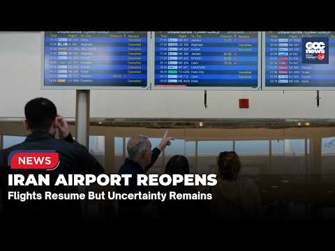 Iran Flights Restart After 50 Days | Tehran Airport Back in Action