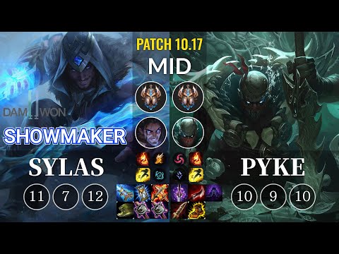 DWG ShowMaker Sylas vs Pyke Mid - KR Patch 10.17