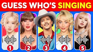 Guess WHO'S SINGING 🎤🎵 | Trending Songs 2025 | APT, Die With A Smile, Beautiful Things, Espresso