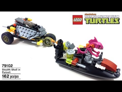 Vidéo LEGO Tortues Ninja 79102 : La poursuite en Carapace Furtive