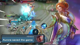 The Most Intense Aurora Game Ever  Mobile Legends
