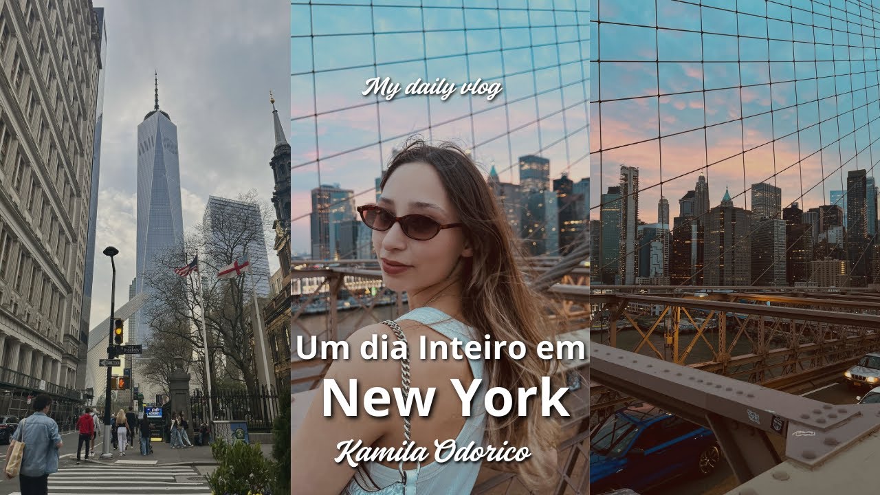 VLOG Nova York 🇺🇸: Times Square, Brooklyn Bridge e Estátua da Liberdade