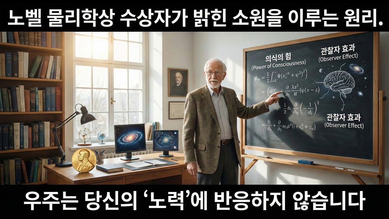 "끌어당김의 법칙이 실패하는 결정적 이유. 양자물리학으로 증명된 '현실 창조' 3단계"
