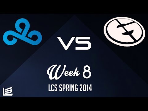 NA LCS 2014 Spring W8D1: Evil Geniuses vs Cloud 9 Highlights