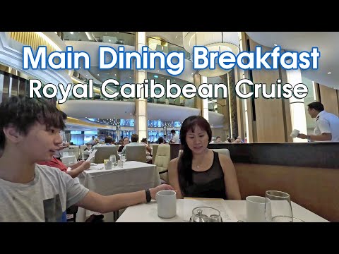 Royal Caribbean Jantar Principal Café da Manhã Comida e Menu 2023