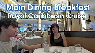 Royal Caribbean Main Dining Breakfast Food & Menus