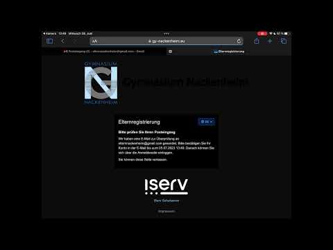 Elternregistrierung iServ