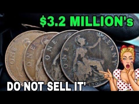 Top 5 Most Valuable UK Half Penny & One Penny Coins Ever Sold Worth Life-Changing Money in Dollars!